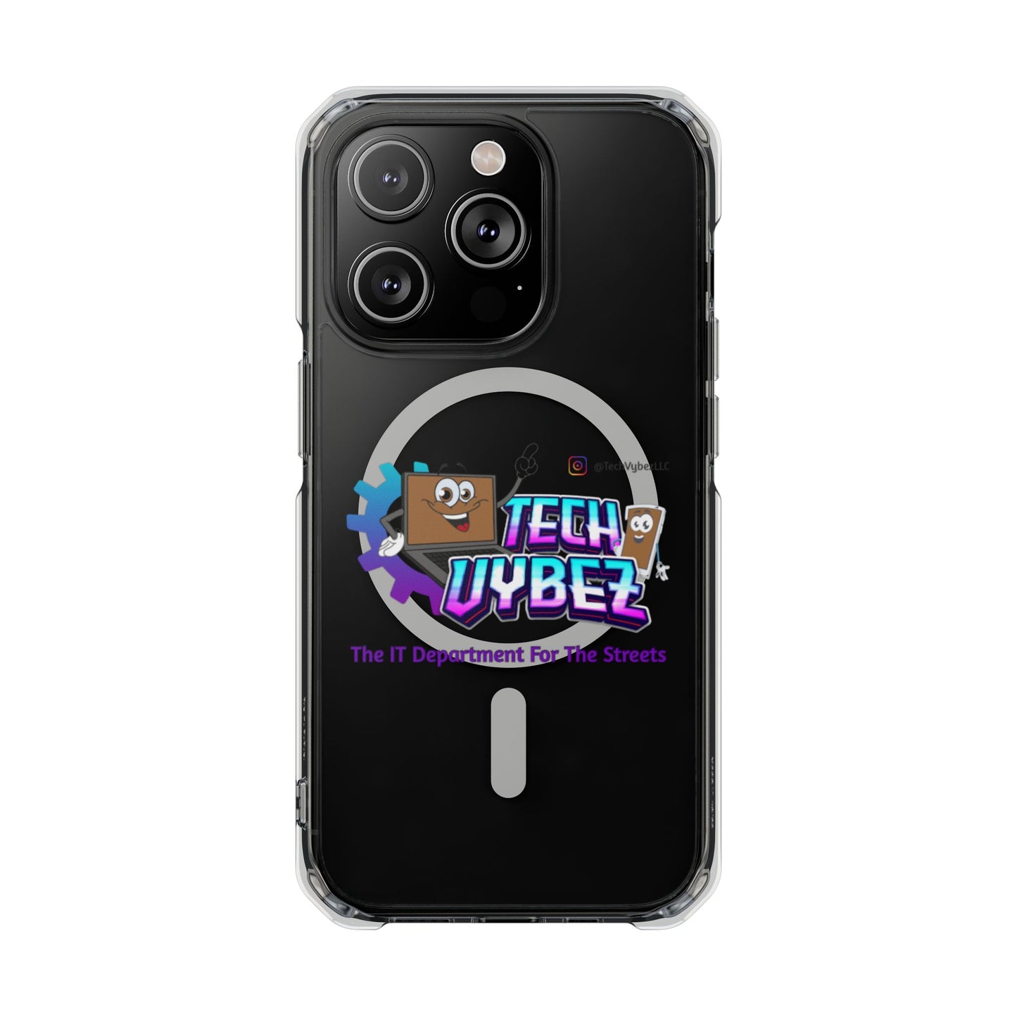 Tech Vybez Magnetic Clear Phone Case