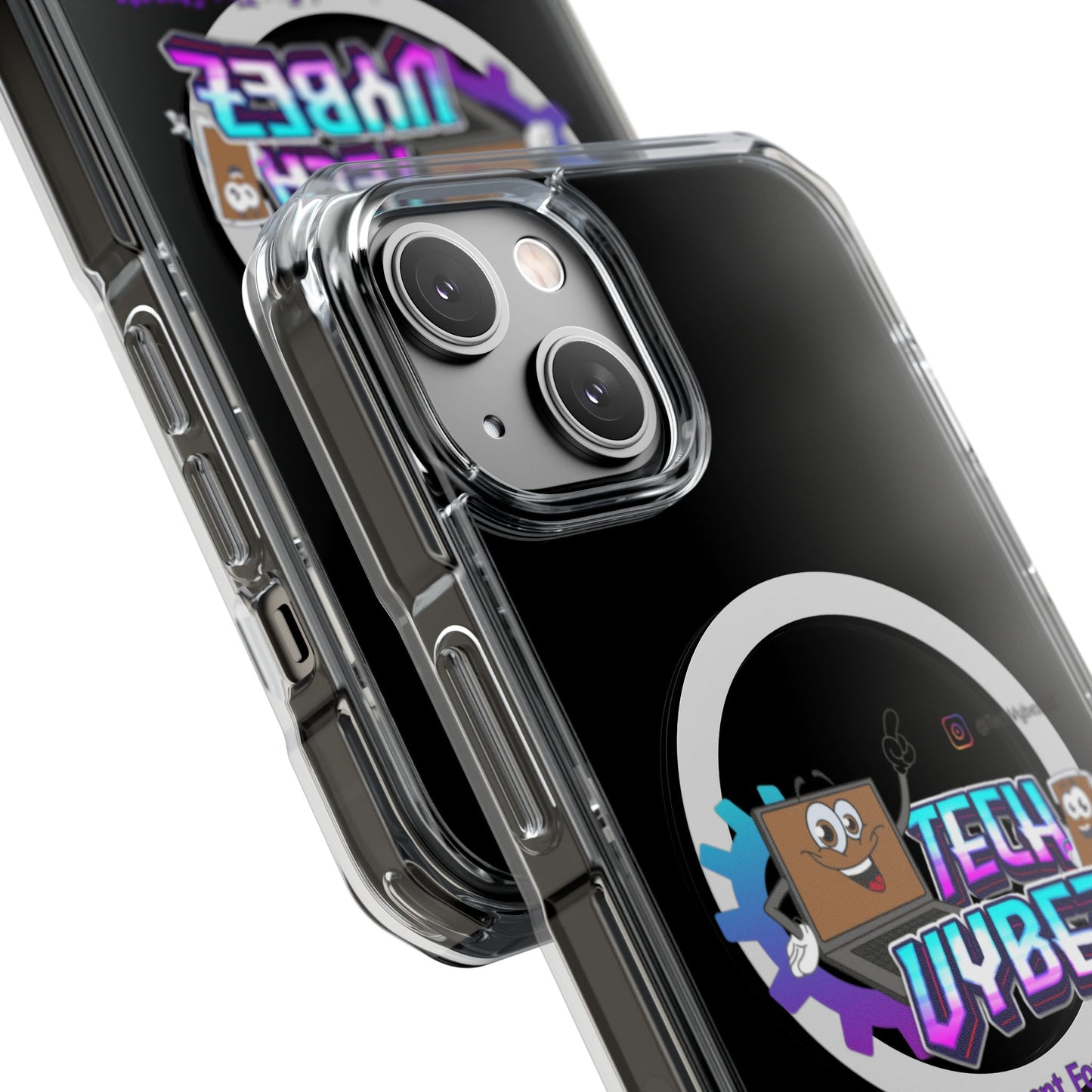 Tech Vybez Magnetic Clear Phone Case