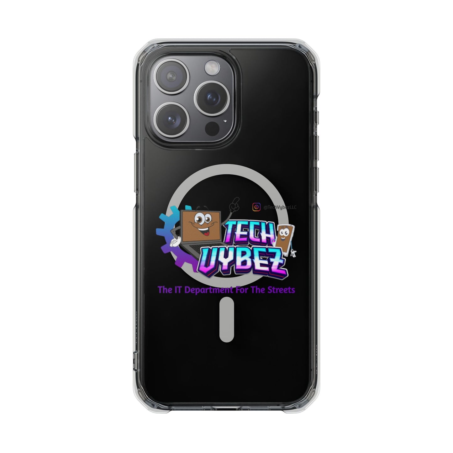 Tech Vybez Magnetic Clear Phone Case