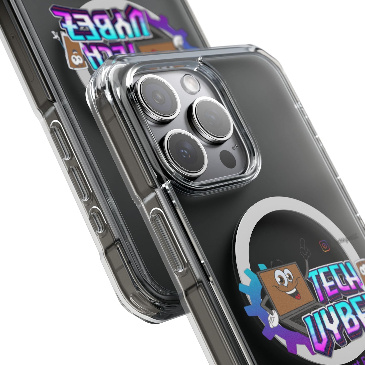 Tech Vybez Magnetic Clear Phone Case