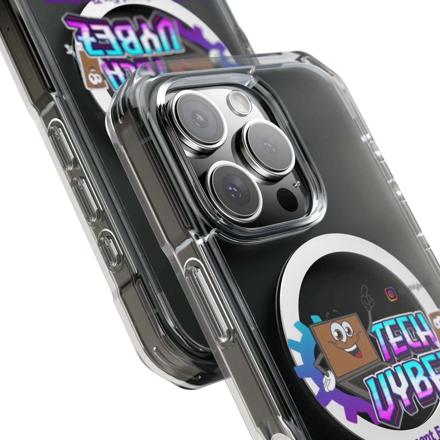 Tech Vybez Magnetic Clear Phone Case