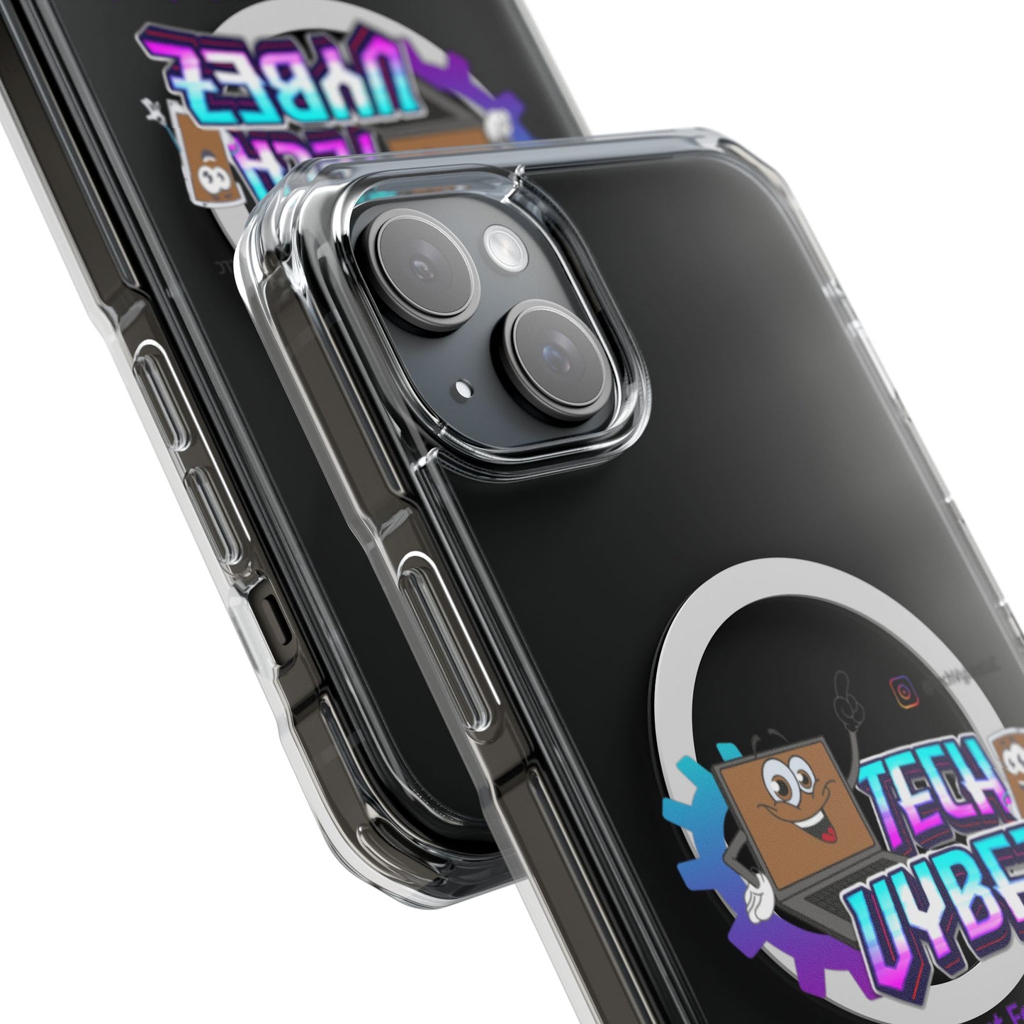 Tech Vybez Magnetic Clear Phone Case