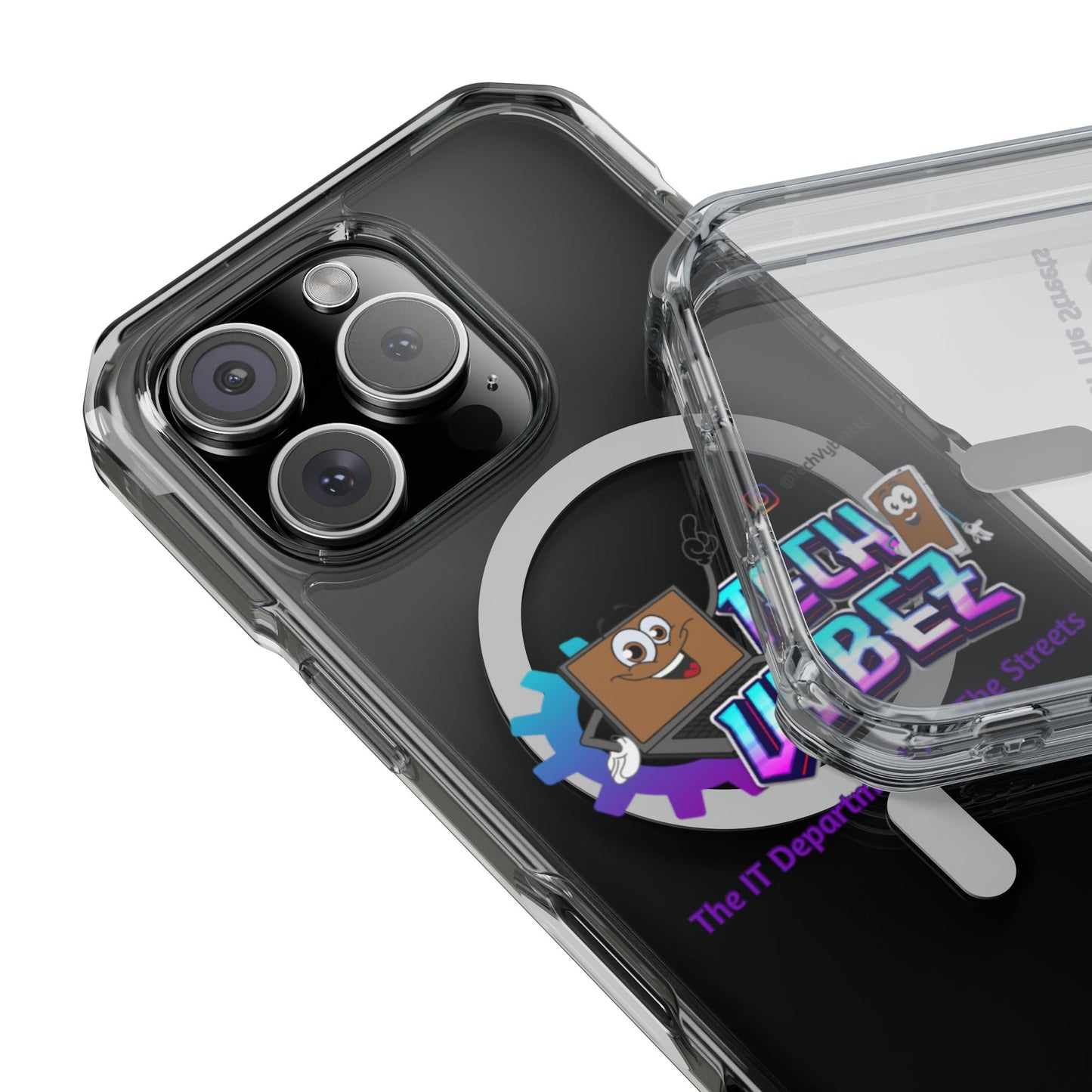 Tech Vybez Magnetic Clear Phone Case