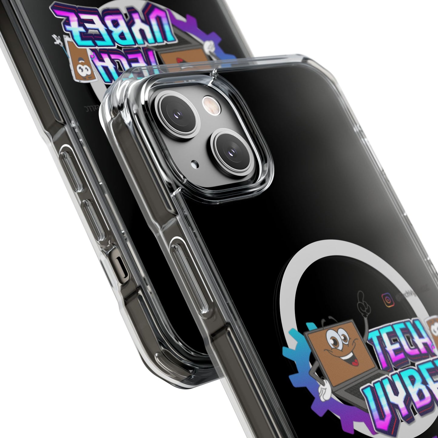Tech Vybez Magnetic Clear Phone Case