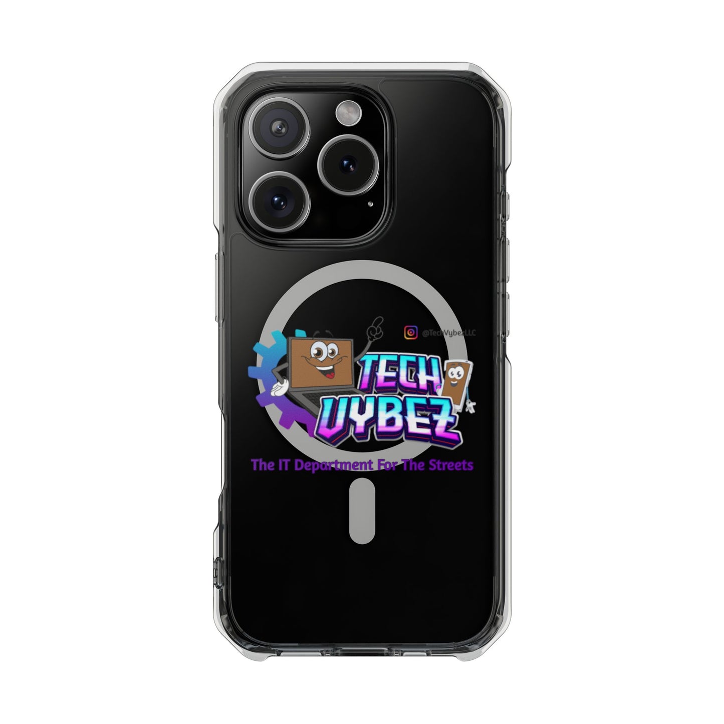 Tech Vybez Magnetic Clear Phone Case