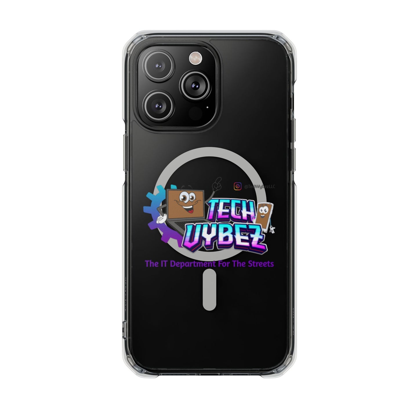 Tech Vybez Magnetic Clear Phone Case