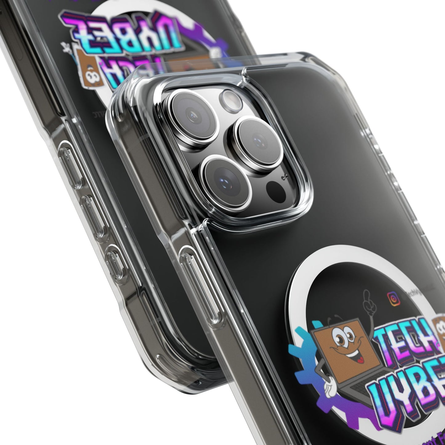 Tech Vybez Magnetic Clear Phone Case
