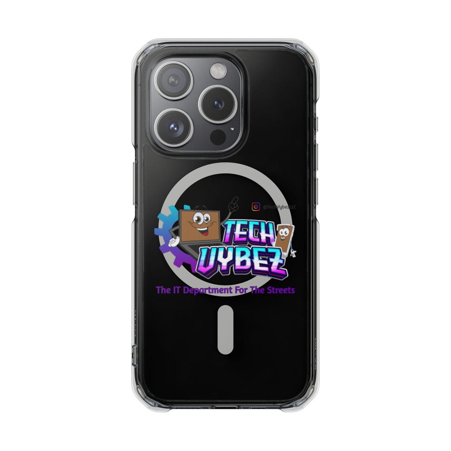 Tech Vybez Magnetic Clear Phone Case