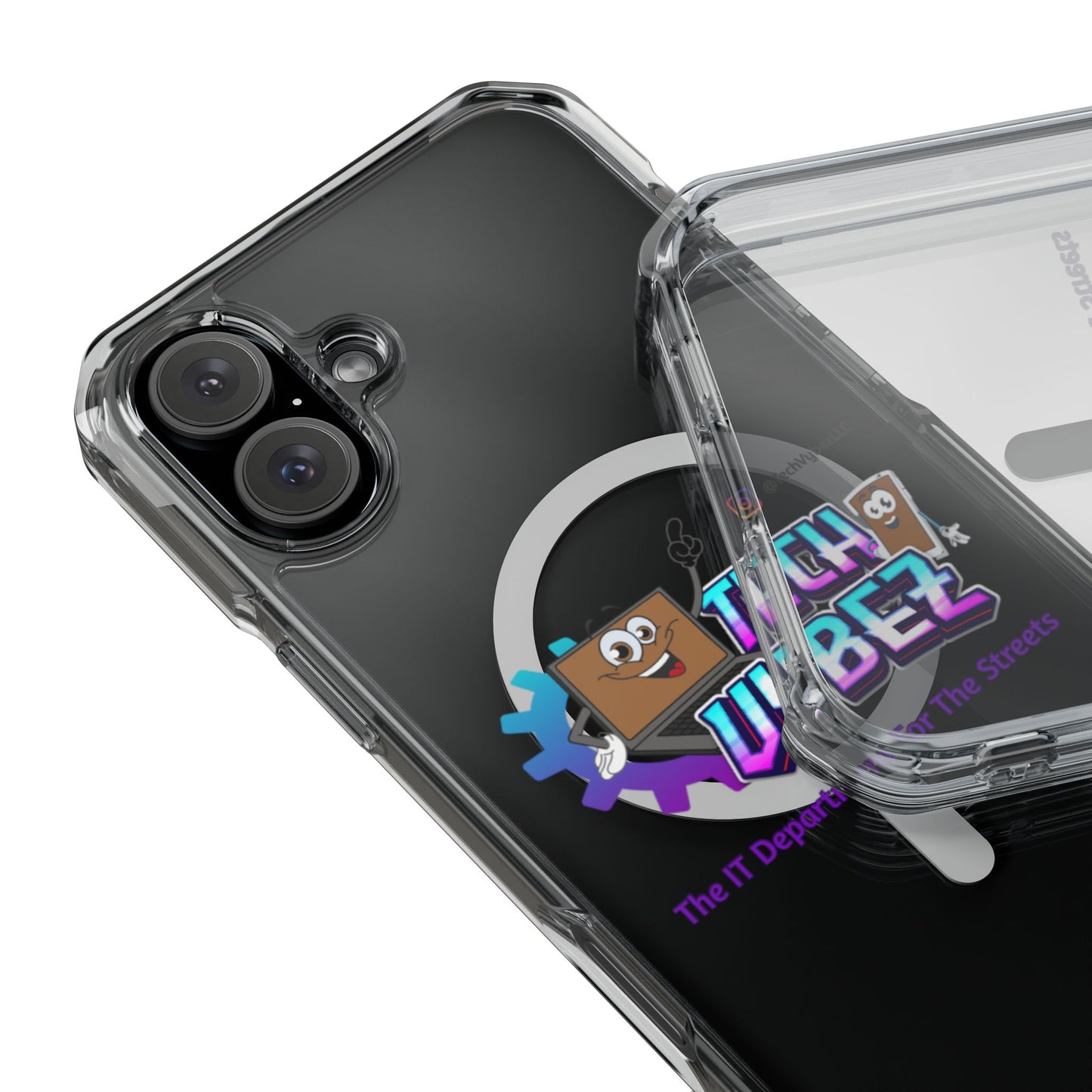 Tech Vybez Magnetic Clear Phone Case