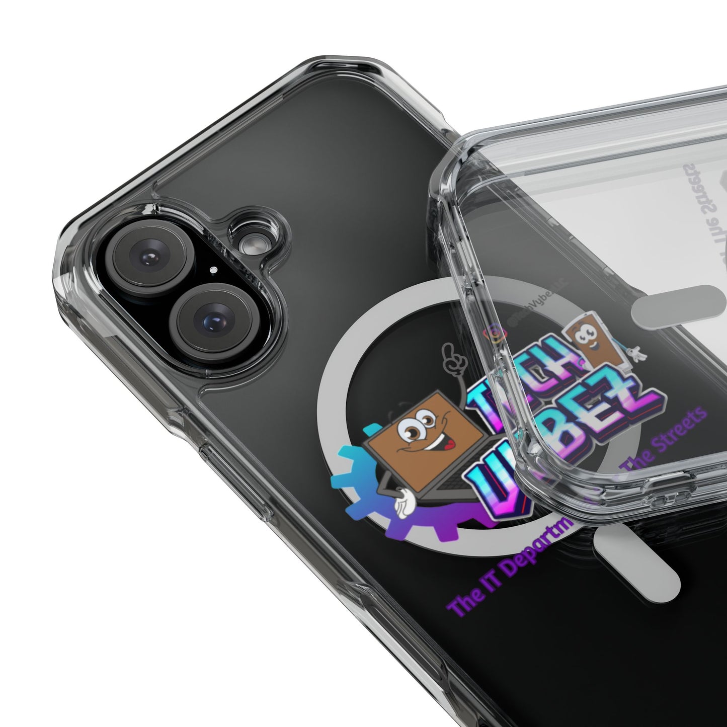 Tech Vybez Magnetic Clear Phone Case