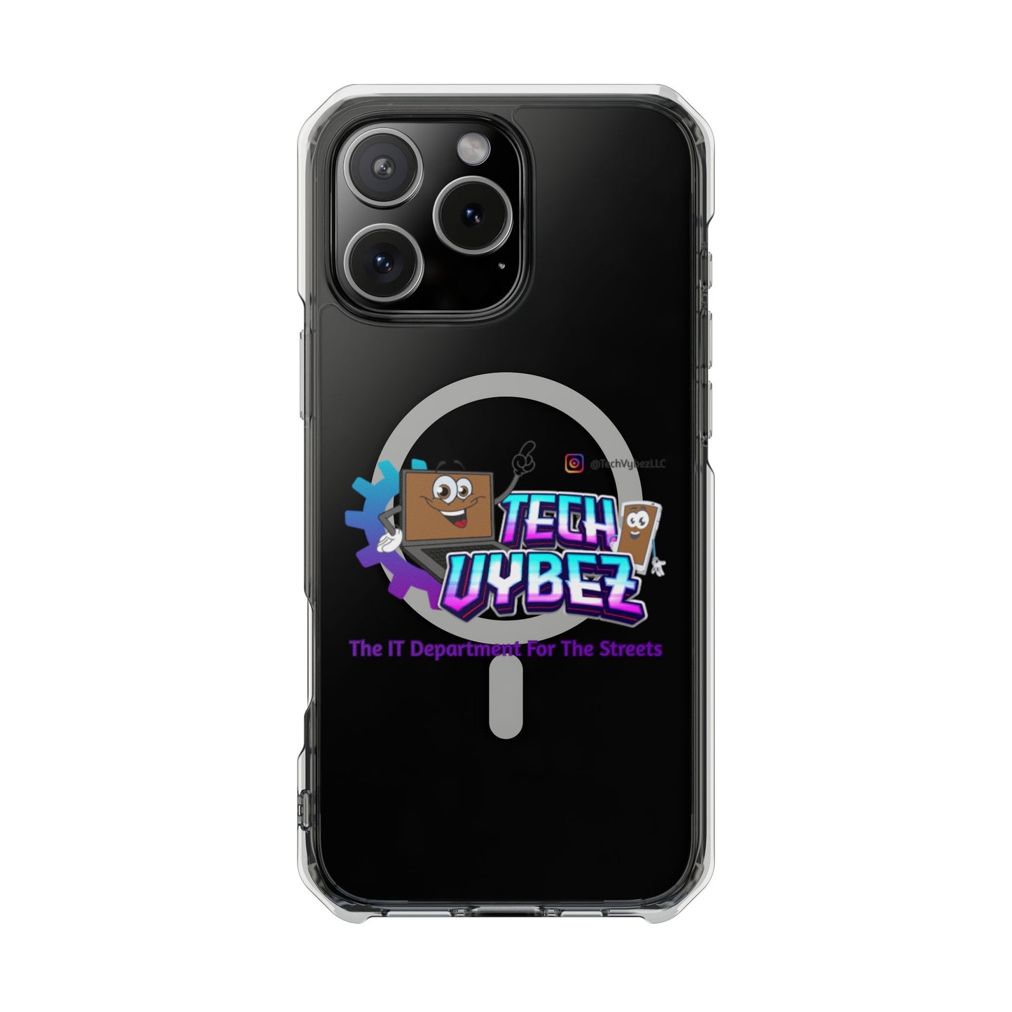 Tech Vybez Magnetic Clear Phone Case
