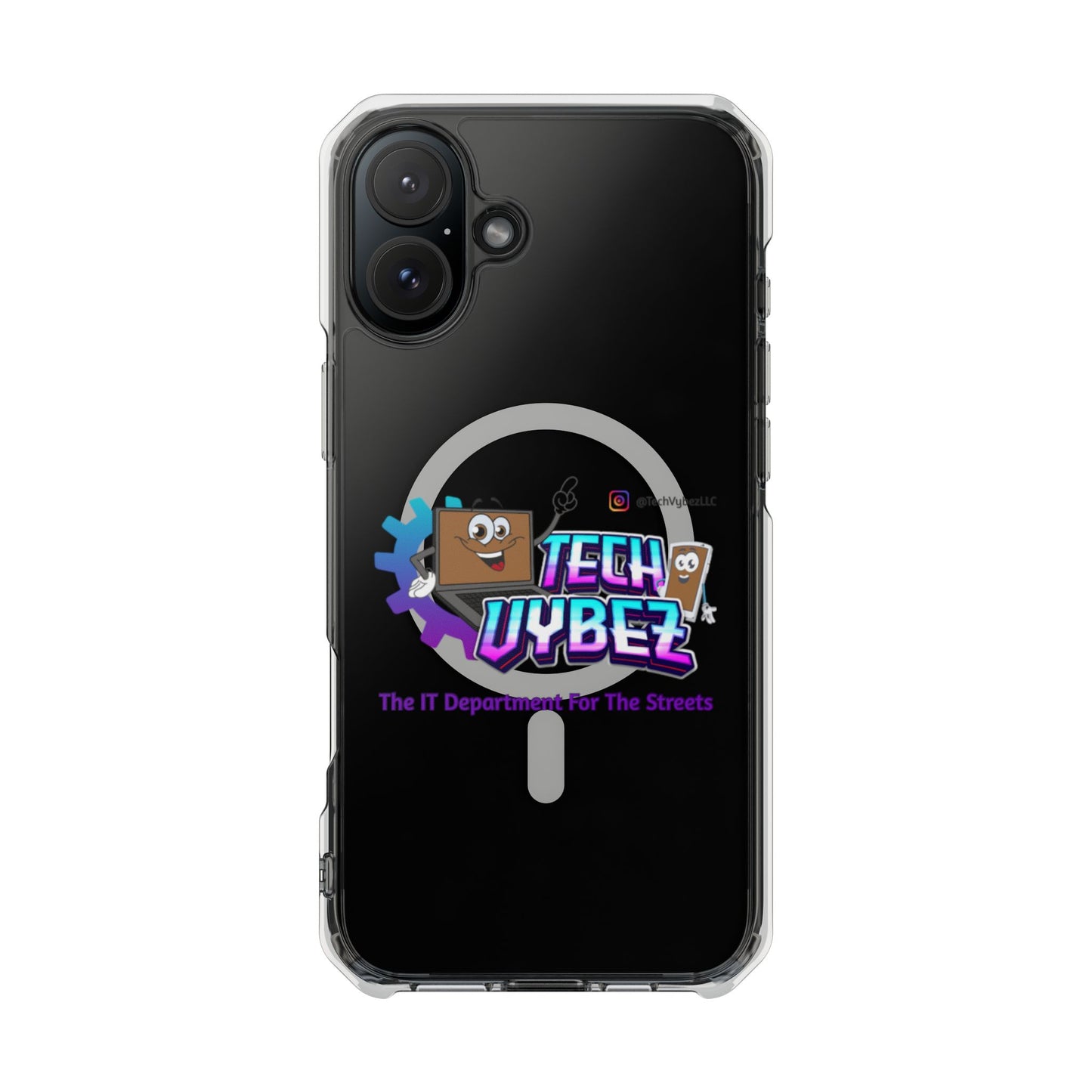 Tech Vybez Magnetic Clear Phone Case