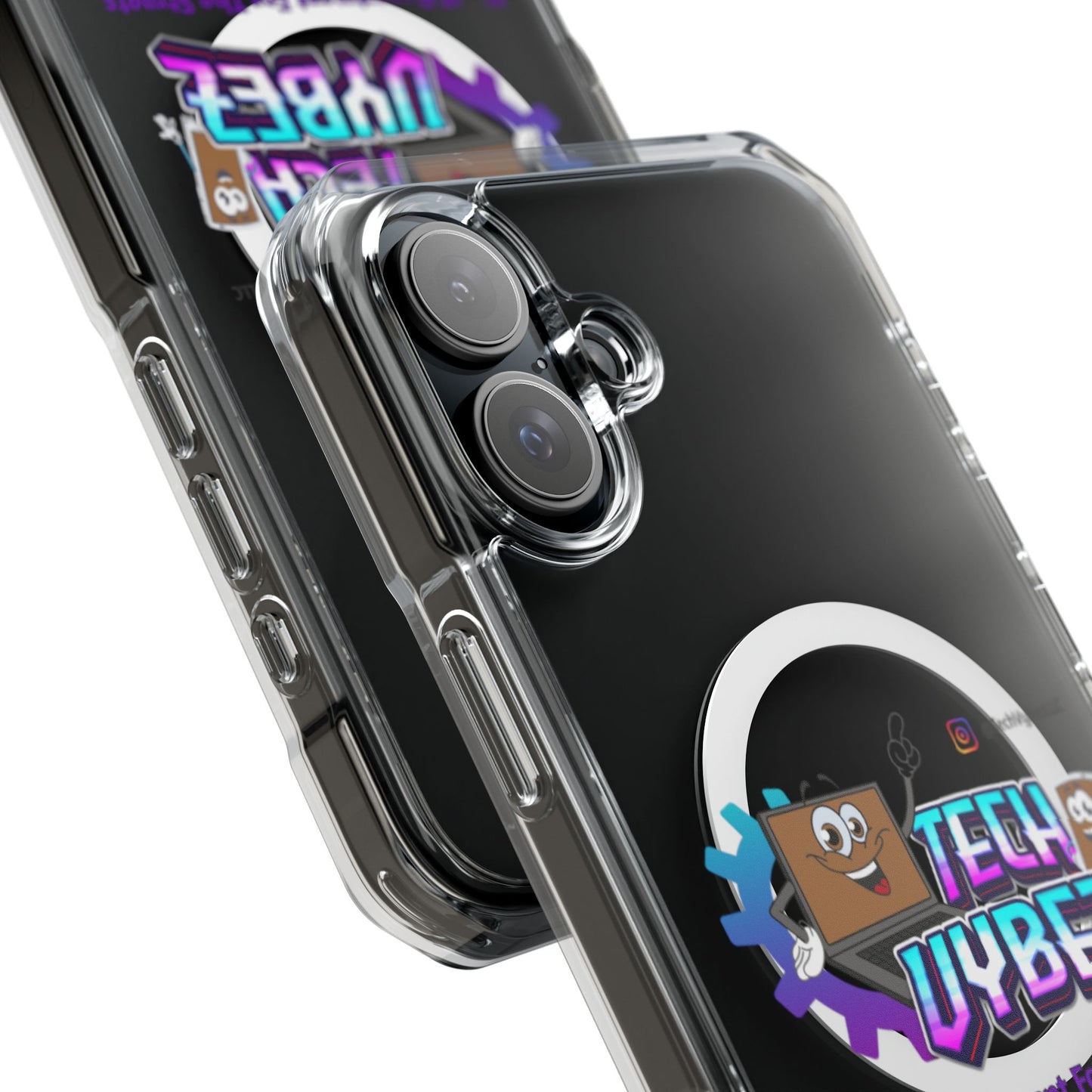 Tech Vybez Magnetic Clear Phone Case