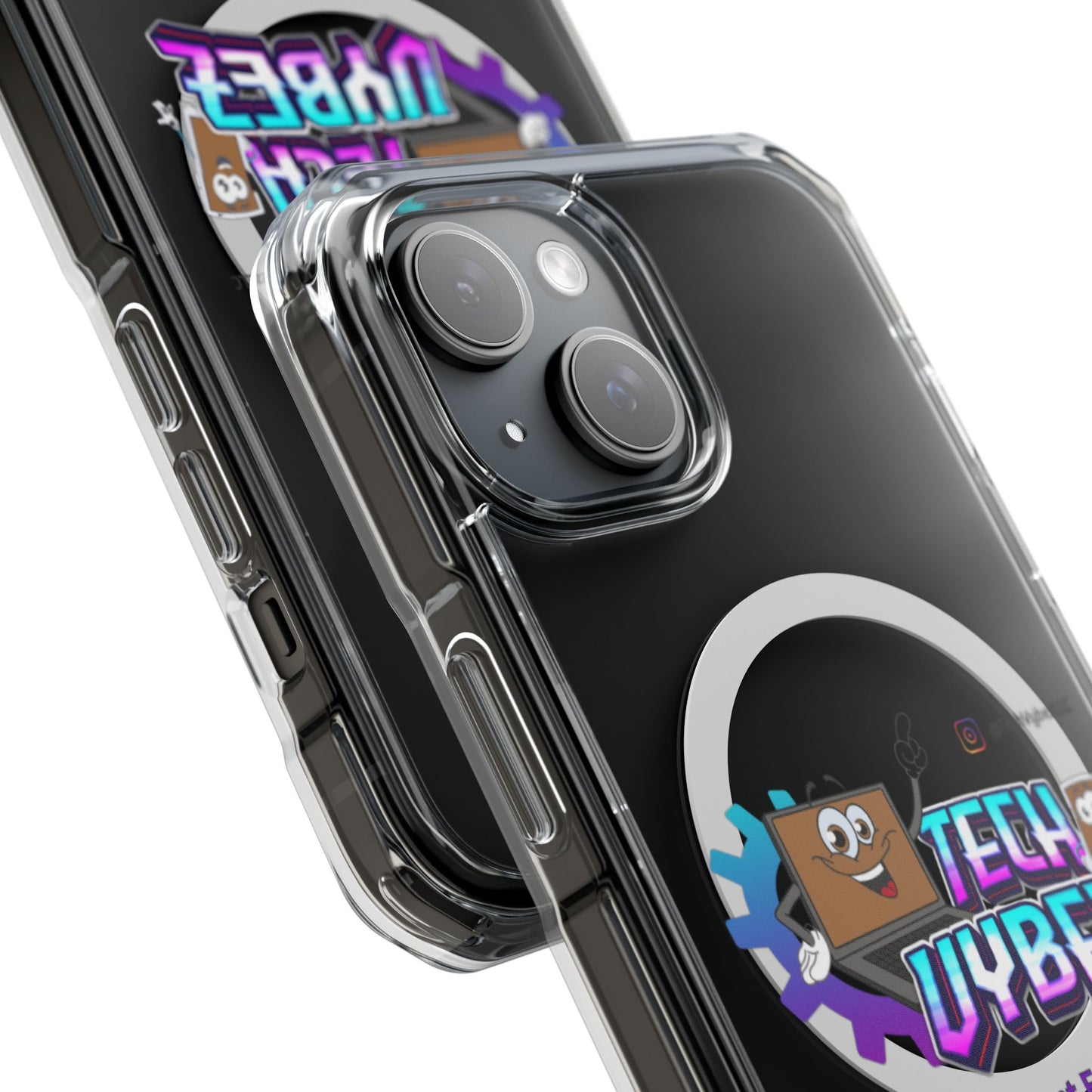 Tech Vybez Magnetic Clear Phone Case