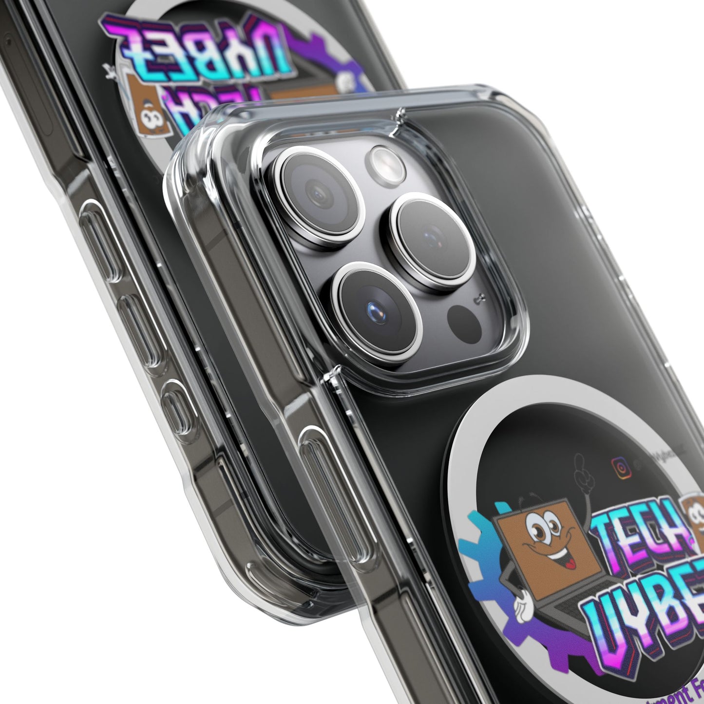 Tech Vybez Magnetic Clear Phone Case