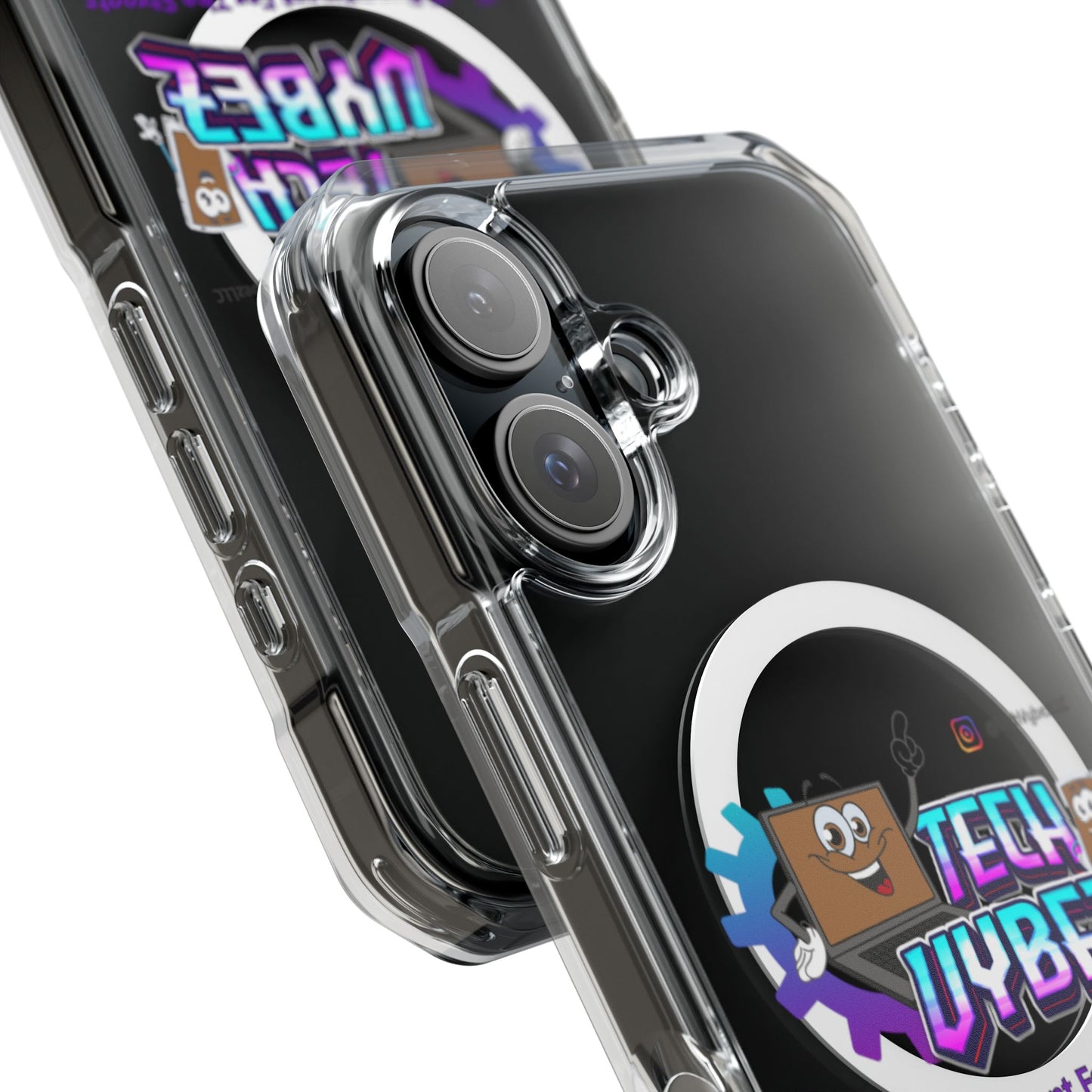 Tech Vybez Magnetic Clear Phone Case